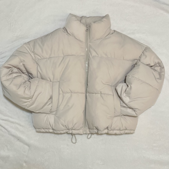 H&M Cropped Puffer Jacket - Picture 1 of 2